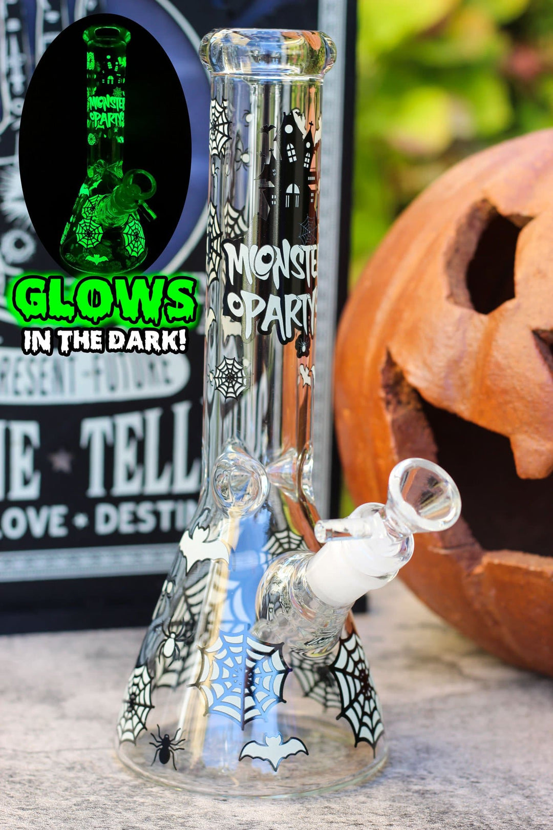 Monster Party Bong GLOW - The SWL Store 