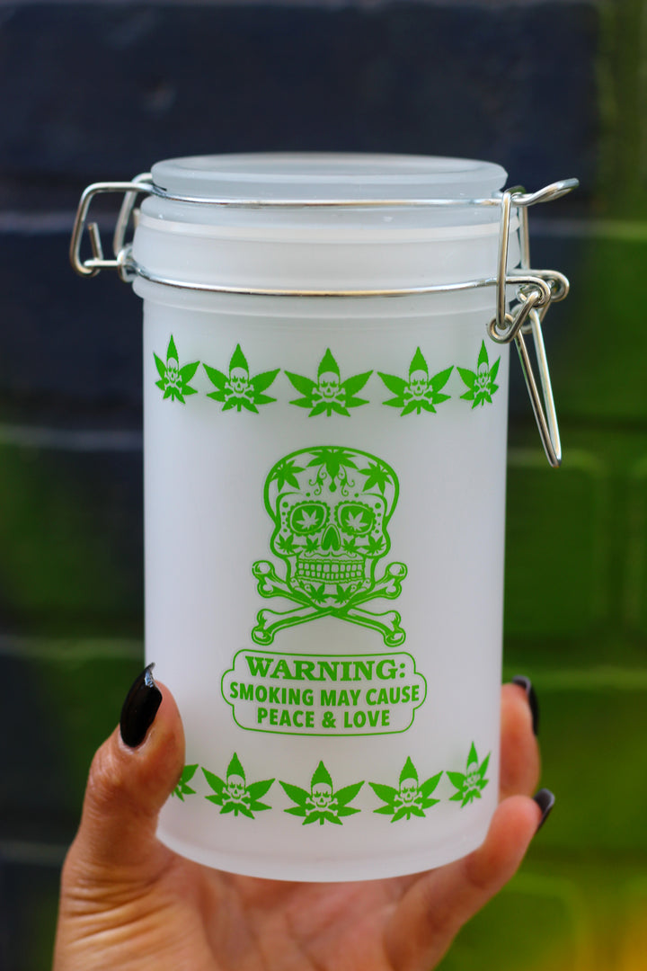 Sugar Skull Stash Jar